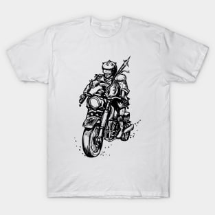 The last motorcycle standing T-Shirt